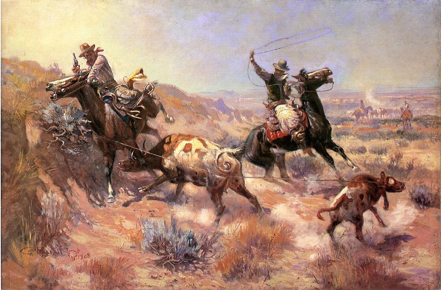 The Bolter - Charles Marion Russell Paintings